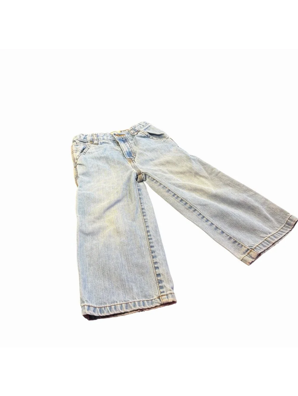 The Children's Place Kids Light Wash Wide Leg Jeans Size 3T